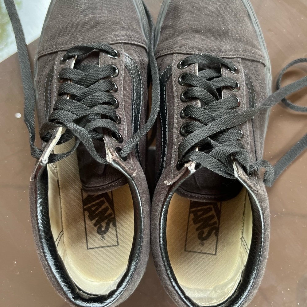 All Black Vans